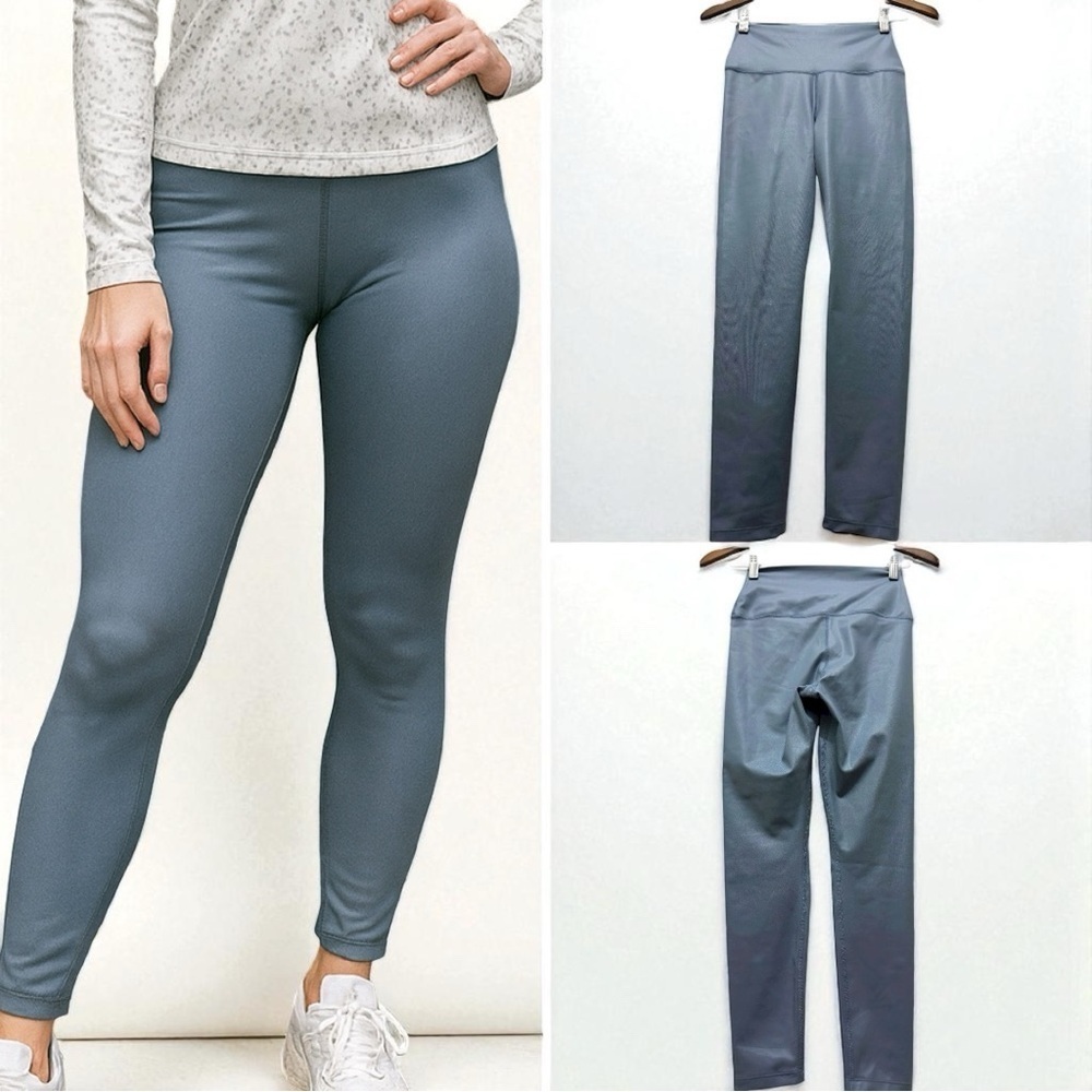 324 Carbon38 | NWOT Slate Blue High-Rise Full-Length Leggings (Size S)